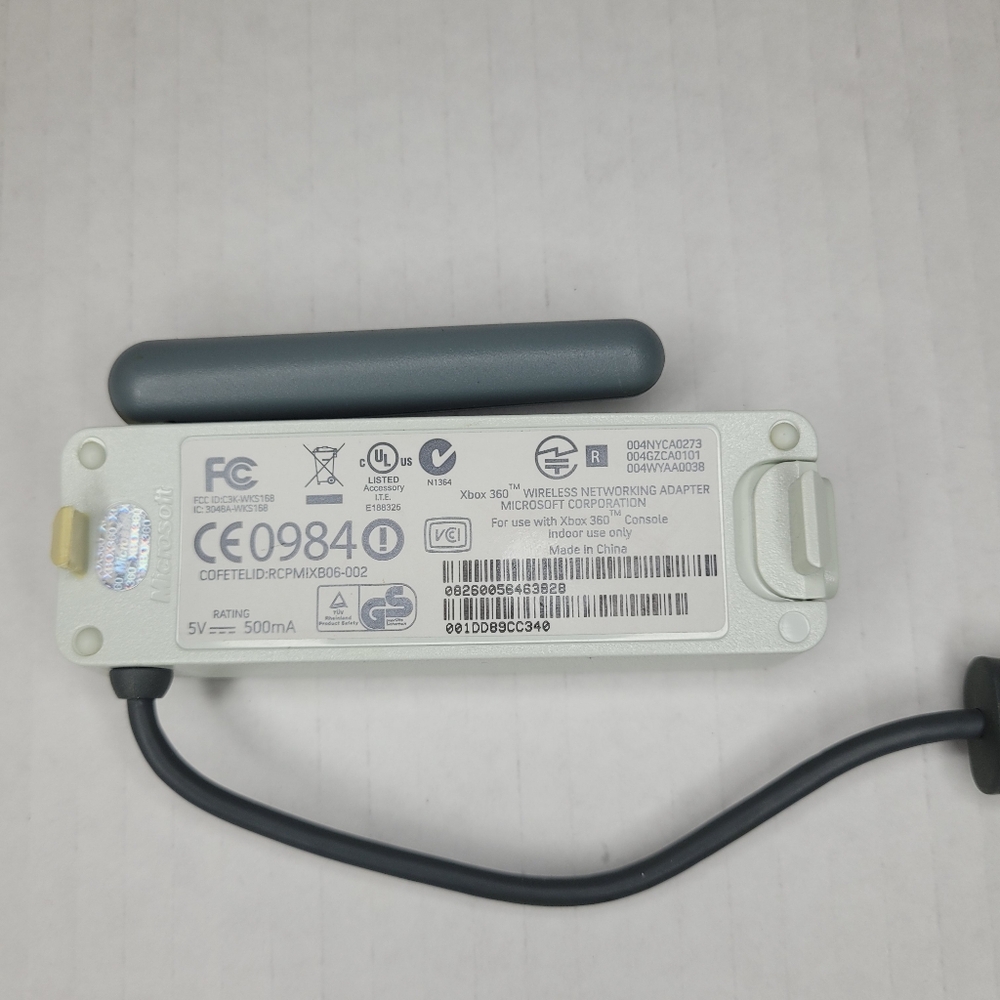 Official Microsoft XBOX 360 Wireless Networking Adapter Internet WiFi Connection - Picture 3 of 4